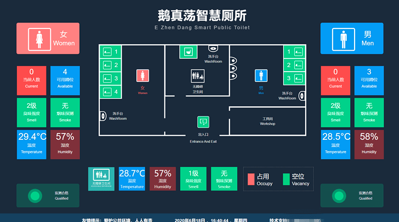 无锡圆通禅寺智慧厕所